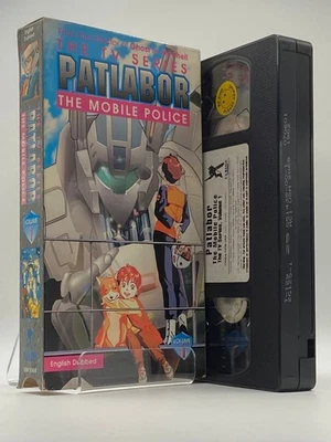 Patlabor The Mobile Police VHS Vol. 1 – English Dub – TV Series Start – No Mold - Image 1 of 4