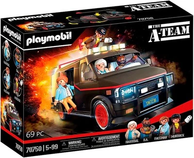 Le Fourgon Playmobil de l'Agence tous risques et ses héros légendaires - Playmo - Photo 1/4