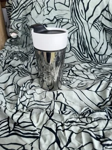 Bicchiere 12 oz Starbucks acciaio inox inserto ceramica con coperchio (2015) - Foto 1 di 6