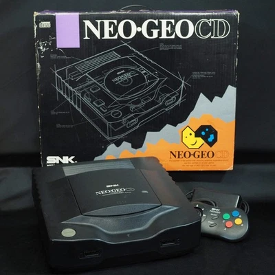SNK Neo Geo CD Console System CD-T01 Boxed 1 Controller Tested Working 1994 - Image 1 of 4