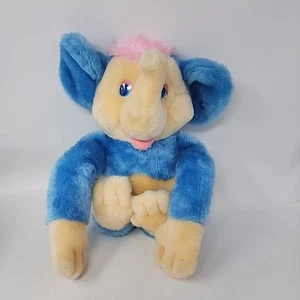 Remco Firffels Elephonkey Plush Elephant Monkey Blue 1985 12" Stuffed Animal - Picture 1 of 5