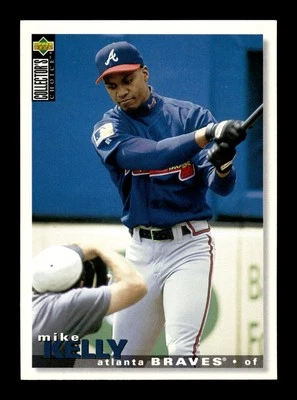 1995 Collector's Choice #157 Mike Kelly - Atlanta Braves Baseball Card - Image 1 of 2
