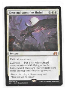 Descend Upon the Sinful Shadows Over Innistrad MTG NM - Picture 1 of 2
