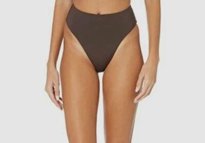 $85 O'Neill женщин коричневый морской воды твердого высокая талия низ купальный костюм размер маленький - Изображение 1 из 3