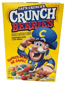 Cap'n Crunch Berries Sweetened Corn & Oat Cereal 11.7 oz Captain - Picture 1 of 1