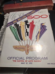 The Indianapolis 500 Speedway Race 56th May 27, 1972 Original Program 128 Pages - Picture 1 of 13