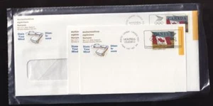 Canada 1991-1994 unused Automotive Survey Envelope & Card sc#UO70 (Flag sc#1192) - Picture 1 of 1