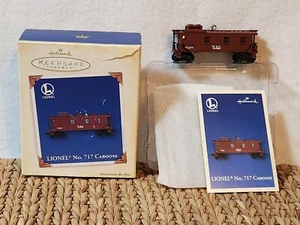 Lionel Train Hallmark Keepsake Ornament No. 717 CABOOSE NYC LIONEL Train 2005 - Picture 1 of 10