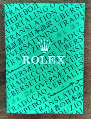 90'S Rolex Traduzione 565.00.250.2.97 Booklet Traduzione Vertaling Submariner - Immagine 1 di 3