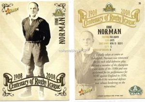 MINT 2008 NRL Select Centenary of Rugby League Ernie Norman 035 - Picture 1 of 1