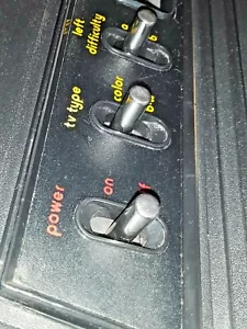 *** CHROME SWITCHES FACTORY RECONDITIONED Atari 2600 Console System CX2600 SIXER - Picture 1 of 12