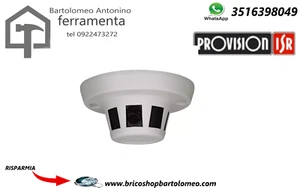 Telecamera PROVISION-ISR, nascosta, 2MP, 3,7mm, rilevatore di fumo nascosto - Foto 1 di 1