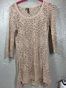 Suéter Maurices Tejido Abierto Algodón Melocotón Manga 3/4 Cuello Barco Talla XS - Imagen 1 de 5