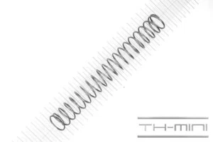 Resorte de presión 2mm aplicado 27x195mm 7kg espiral acero inoxidable metal - Imagen 1 de 1