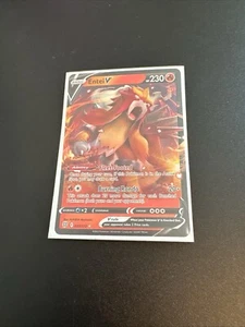 Entei V 022/172 - Brilliant Stars - Pokemon TCG - Ultra Rare Holo - Picture 1 of 2