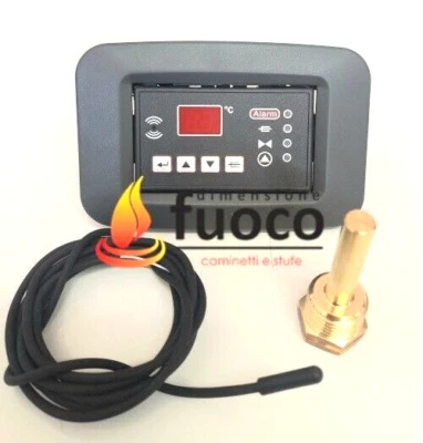 CENTRALINA ELETTRONICA MICROMAV PER TERMOCAMINO AD ACQUA CON SONDA E SCATOLA INC - Image 1 of 4