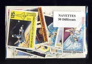 Spasial Shuttles - Space Shuttle 50 verschiedene Marken gestempelt - Bild 1 von 1