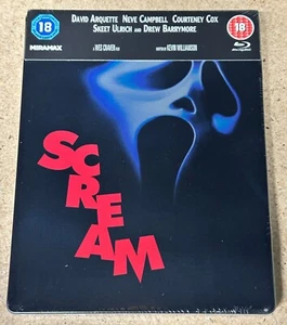 Scream (1996) Blu-ray Steelbook - Zavvi Exclusive Brand New Sealed - Picture 1 of 3