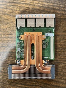 64PJ8 DELL INTEL X550-T4 10GB 4-PORT RJ-45 NETWORK DAUGHTER CARD 064PJ8 - Picture 1 of 3