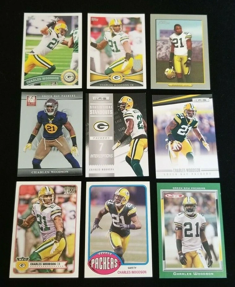 CHARLES WOODSON HOF Green Bay Packers NFL Football Cards - You Pick the Card - Image 1 of 3