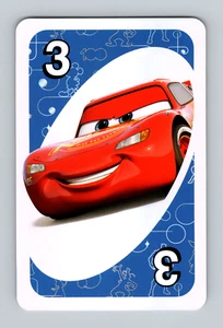 Disney 100th Anniversary UNO - Lightning McQueen - blau - Karte - Sammlerstück - Bild 1 von 2