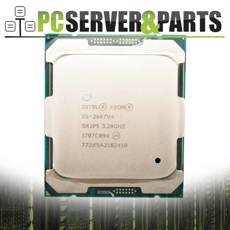 Intel Xeon E5-2667 v4 SR2P5 3.20GHz 25MB 8-Core LGA2011-3 CPU Processor - Image 1 of 1