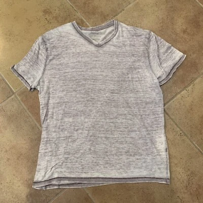 Camisa Lucky Brand Para Hombres Venice Burnout Manga Corta Cuello en V Suave Elastizada Talla Grande Foto 1 de 4