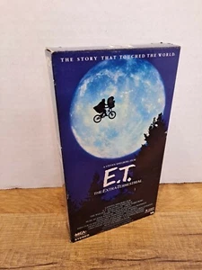 Vintage E.T. The Extra-Terrestrial The Movie VHS Tape Green Bar Hologram NICE - Bild 1 von 7