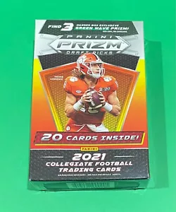 2021 Panini Prizm Draft Picks Trading Cards Hanger Box (3 Green Wave Prizm) 🔥 - Picture 1 of 8