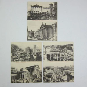 1920 Rome Italy Picture Cards Clivio Capitolino Roman Forum Atrium Vestae RARE - Picture 1 of 12