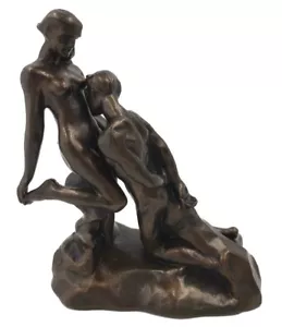 Rodin ewiges Idol zwei Liebende romantische Statue 6H Hochzeitsgeschenk Museum Replik - Bild 1 von 4