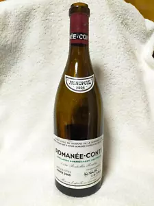 (empty) 2006 DRC ROMANEE CONTI Glass Bottle From Japan EU Back Label Rare - Picture 1 of 10
