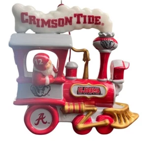 Danbury Mint Alabama Crimson Tide 2004 Holiday Express Train Ornament RARE - Bild 1 von 8
