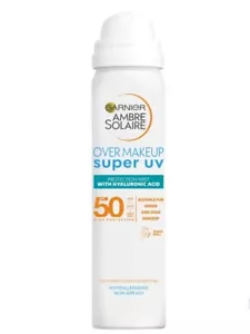 Garnier Ambre Solaire Over Makeup UV Protection Mist Spray SPF 50 - 75ml, New - Picture 1 of 1