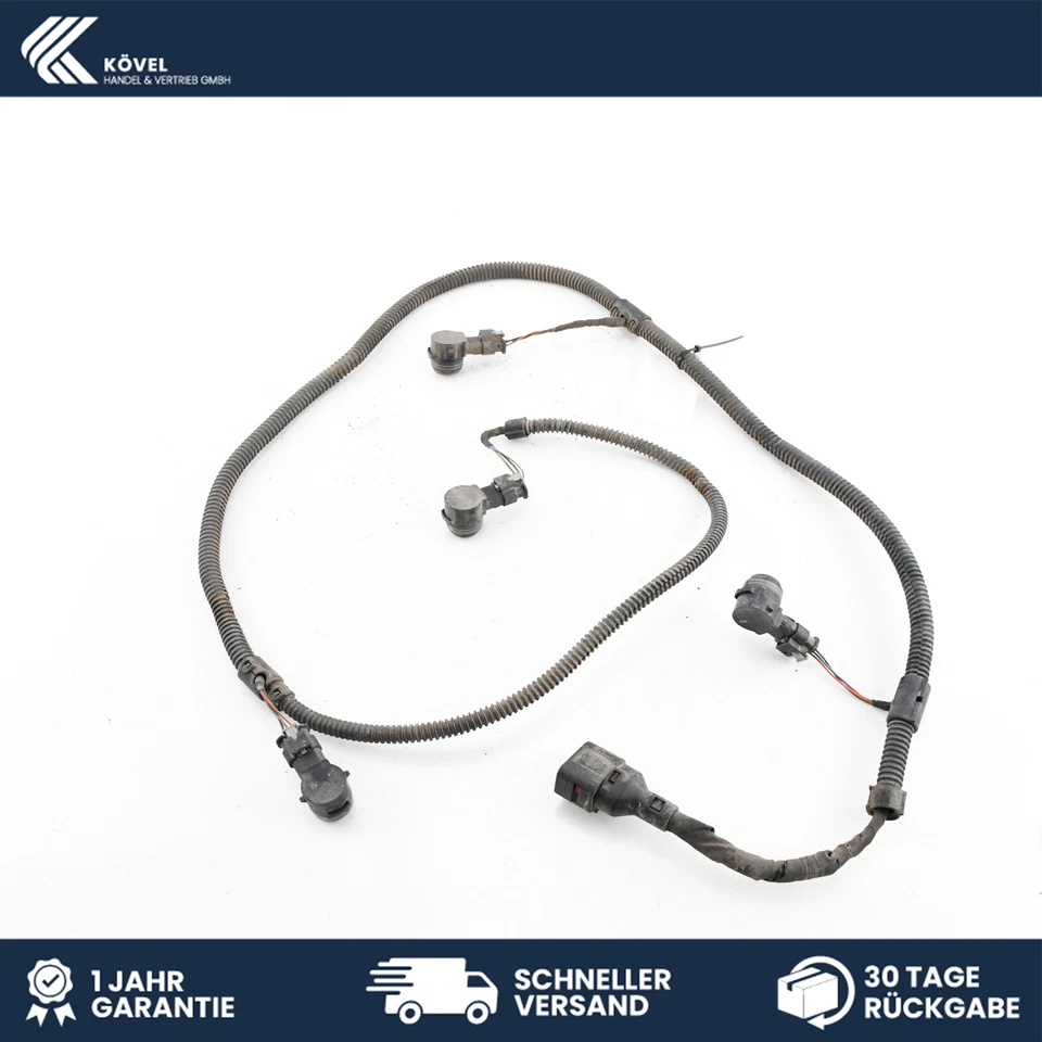 4X Sensori PDC Con Cablaggio Parcheggio Posteriore Blu LH5X VW Golf 7 5G9971104 - Immagine 1 di 1