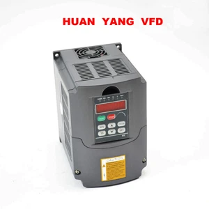 HUAN YANG 1.5KW 220V VARIABLE FREQUENCY DRIVE 2HP 7A INVERTER VFD - Picture 1 of 10