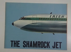 Folleto de 12 páginas vintage The Shamrock Jet Boeing 707-048 International #F-30 - Imagen 1 de 9