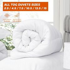 Anti Allergy Duvet Quilt 4.5 7.5 10.5 13.5 15 Tog Single Double King Bedding Set