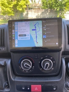 CARPLAY PER FIAT DUCATO ANDROID RADIO 2 DIN GPS BLUETOOTH USB NAVIGATORE USB - Foto 1 di 7