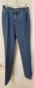 Charter Club - Lexington Straight Womens Blue Jeans, Size 6 Petite - Picture 1 of 5