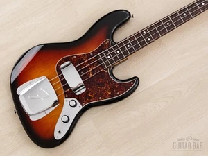 1983 Fender JV '62 Jazz Bass Stack Knob JB62-115 Sunburst Lacquer w/... - Picture 1 of 24