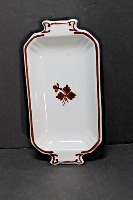 Tea Leaf Royal Ironstone Alfred Meakin Small Platter / Relish Dish Copper Lustre - Image 1 of 3