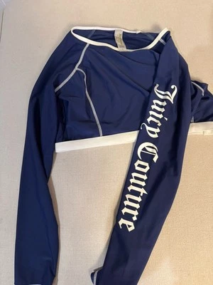 Top de natación Juicy Couture etiqueta negra manga larga talla grande solo Foto 1 de 4