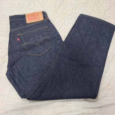 Pantalones de mezclilla Levi's 501 originales retráctiles a calce botón mosca tiro clásico AZUL para hombre Foto 1 de 4