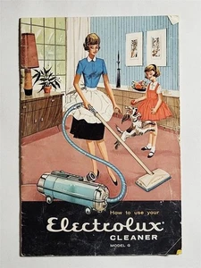 1960 ELECTROLUX Vacuum CLEANER User Guide Booklet Model G - Picture 1 of 4