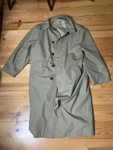 Vintage Royal Check Trenchcoat 70er Jahre gefüttert Mantel Portugal Made L-X - Bild 1 von 8