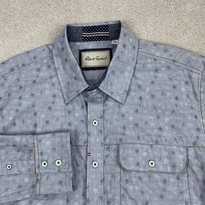 Robert Graham Herren XL Knopfleiste Langarm Tailored Fit Freizeithemd - Bild 1 von 14