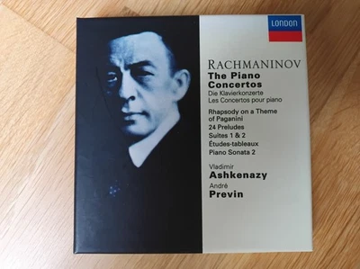 Rachmaninov - Ashkenazy / Previn - The Piano Concertos - Decca - 6 CD Box Set - Bild 1 von 3