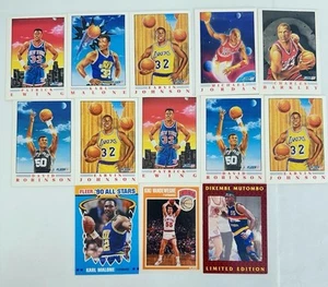 1991-92 Fleer PRO VISION SET (13) Lotto carte MICHAEL JORDAN, MAGIC JOHNSON+++ - Foto 1 di 2