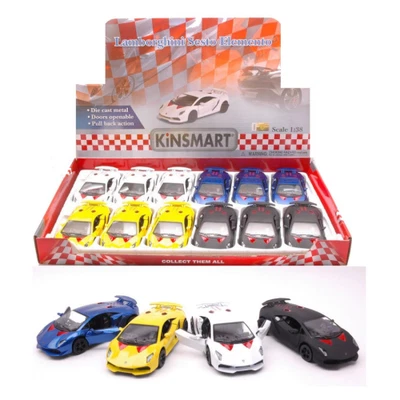 LAMBORGHINI SESTO ELEMENTO 2013 cm 12 (1 Modellino a Scelta) 1:38 Kinsmart Model - Immagine 1 di 3